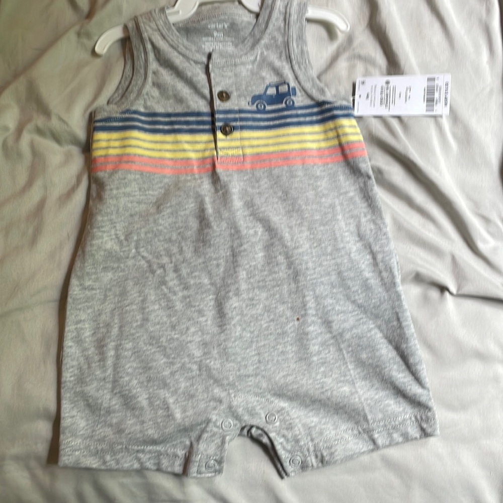 9 month short sleeve onesie